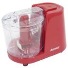 Mini Processador de Alimentos Elétrico 110V 350ml 2 Lâminas Vermelho Amvox Apr 1001 Red 127V