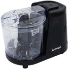 Mini Processador de Alimentos Elétrico 350ml 2 Lâminas Preto Amvox Apr 1001 Black