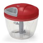 Mini Processador E Triturador Alimentos Manual 3 Lâminas Aço Inox UP Home UD002 P/ Legumes Alho Cebola Temperos Fruta