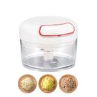 Mini Processador Triturador De Alimento 2 Lâminas Inox 200Ml