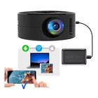 Mini Projetor P/ Celular Via Cabo USB Imagem HD 100P App Drongscreen - Mini Projector