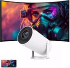 Mini Projetor Portátil Hy300 4K Android 11 WiFi 5G Bluetooth HDMI - Cinema Em Casa Com 8000 Lumens E 1080P Full HD