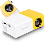 Mini Projetor Portatil LED - Full HD 1080p, 5000 Lumens, Tela de 200 polega