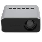 Mini projetor portátil para home theater, t500, 1920x1080p, 80 lúmens, led, hd, digital, com controle remoto e adaptador