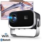 Mini Projetor Video Portátil Bluetooth 5.3 Android 11.0 4K 1080P 8000 Lumens Celular Cinema Hdmi Full Hd 150 polegadas