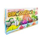 Quebra-Cabeça Madeira Dinossauros 30 Peças – Coluna 790697 - Real Brinquedos