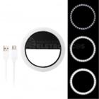 Mini Ring Light SelfieI iluminador Para Celular Led Resistente Preto XJ01 SG11PR