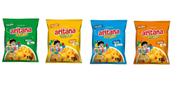 Mini Salgadinho Chips Aritana 15G Para Festa - 125 Unidades
