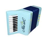 Mini Sanfona Acordeon Infantil Brinquedo 10 Teclas 3 Baixos