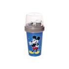 Mini Shakeira Infantil Copo c/ Tampa Minnie/Mickey/Homem de Ferro/Homem Aranha/Frozen Disney 320mL Plasútil