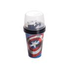 Mini Shakeira Infantil Copo c/ Tampa Minnie/Mickey/Homem de Ferro/Homem Aranha/Frozen Disney 320mL Plasútil