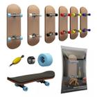 Fingerboard Skate De Dedo Profissional Com Rolamento P/ Crianças - Monac  Store - Skate de Dedo - Magazine Luiza