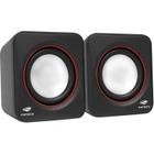 Mini Speaker 2.0 C3Tech 3W SP-301BK - Preto