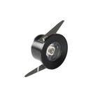 Mini Spot Led de Embutir Redondo 1W 3000K