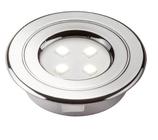 Mini Spot Led para Marcenaria Redondo Cromado 1W Luz Branca 6000K