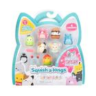 Mini Squish-a-Longs Série 1 - Pacote com 8 Unidades e Acessórios