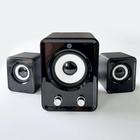 Mini subwoofer + 2 caixas satélite usb 2.1 8w rms - bright