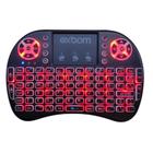 Mini Teclado com Led Bluetooth Wireless com Touchpad Controle para Smartv Notebook Celular