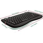 Mini Teclado Ergonomico Multimidia KNUP KP-2008 Para Computador Pc Notebook TV