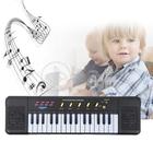 Mini Teclado Musical Infantil com Microfone e 32 Teclas