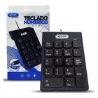 Mini Teclado Numérico Usb Com Fio 18 Teclas Knup Kp-2003a