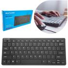 Mini Teclado Slim Comfort Com Cabo Usb Multilaser Tc154