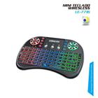 Mini Teclado Wireless Touchpad Sem Fio Iluminado LE-7716