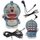 Mini Telefone Fixo Gato Doraemon Mesa C Headset Microfone Flexivel Colecionavel Desenho Animado Anime Manga