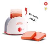 Mini Torradeira Infantil Luz Som Acessórios - Happy House Samba Toys