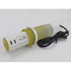 Mini Torre Totem Automatico 1 Tomada 10a 2 Usb - Branco com Verde Claro