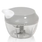 Mini Triturador Moedor Com Fio Portátil 3 Lâminas Aço Inox