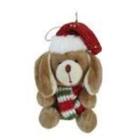 Mini Urso Pelúcia Cachorro 12Cm C/Gorro 1Un 1114146 Cromus