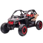 Mini Utv Carro Can Am Maverick Elétrico 12V Infantil Jipe Buggy Led Som Usb Importway Bw238 Controle