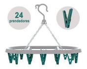 Mini Varal 24 Pregadores Prendedores De Roupas Flashlimp