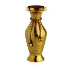 Mini Vaso Decorativo de Metal Dourado 10,5x4,2cm Royal Decor