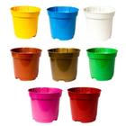 Mini vasos Pequenos Coloridos Pote 6 De 80ml Mudas de cactos e suculentas - 200 unidades