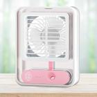 Mini Ventilador Abajur Climatizador Umidificador Portátil - Bellator