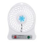 Mini Ventilador Branco Pequeno Portátil A Pilha Recarregável 30952 - JIAXI