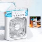 Mini Ventilador Climatizador Portátil Reservatório de Água