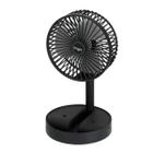 Mini Ventilador de Mesa Portátil USB 4,5W Preto - Bright