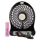 Mini Ventilador De Mesa Preto Eiyo