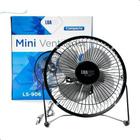 Mini Ventilador De Mesa Usb Ls-906 Silencioso Portátil 4 Pás - Alinee