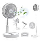 Mini Ventilador Portátil Dobrável Retratil Recarregável