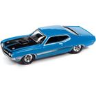 Miniatura - 1:64 - 1971 Ford Torino Cobra - Azul - MCACN - Johnny Lightning - JLMC031A