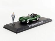 Miniatura 1957Jaguar XKSS Greenlig 1/43 Boneco Steve McQueen