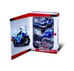 Miniatura AL Yamaha YZF450F - Azul e Branco - 1:12