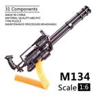 Miniatura arm brinquedo M134 Escala 1/6 Metralhador