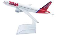 Miniatura Aviao Boeing 777 TAM Aeronave Comercial Airplane