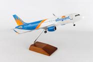 Miniatura avião daron skym.allegiant a320 n.l.b.mogno 1/100