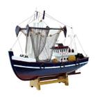 Miniatura Barco Navio Caravela Madeira Enfeite Decorativo 28cm